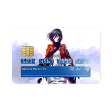 Load image into Gallery viewer, Mikasa Ackerman Credit Card Skins (4-in-1 Pack)