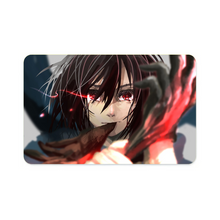 Load image into Gallery viewer, Mikasa Ackerman Credit Card Skins (4-in-1 Pack)