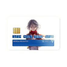 Load image into Gallery viewer, Mikasa Akerman Credit Card Skins (4-in-1 Pack)