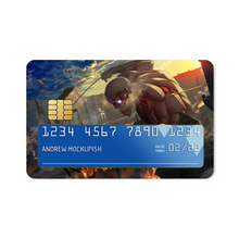 Load image into Gallery viewer, Mikasa Fighting With Armored Titan Credit Card Skins (4-in-1 Pack)
