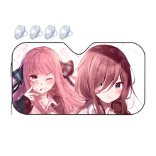 Load image into Gallery viewer, Miku and Nino Car Sunshade
