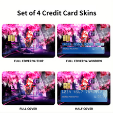 Load image into Gallery viewer, Miku Kimono Credit Card Skins (4-in-1 Pack)