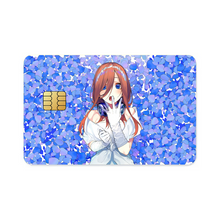 Load image into Gallery viewer, Miku Nakano Credit Card Skins (4-in-1 Pack)