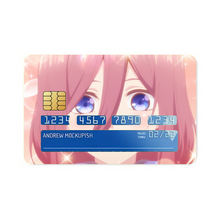 Load image into Gallery viewer, Miku Nakano Credit Card Skins (4-in-1 Pack)