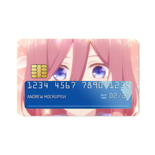Load image into Gallery viewer, Miku Nakano Credit Card Skins (4-in-1 Pack)