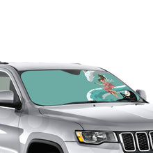 Load image into Gallery viewer, Minimalist Chihiro, Haku, and No-face Car Sunshade