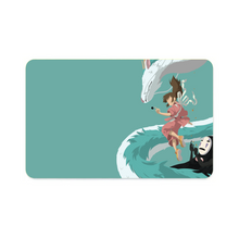 Load image into Gallery viewer, Minimalist Chihiro, Haku, and No-face Credit Card Skins (4-in-1 Pack)
