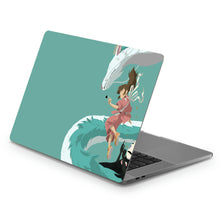 Load image into Gallery viewer, Minimalist Chihiro, Haku, and No-face Macbook Skin