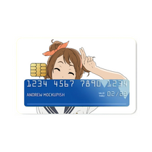 Load image into Gallery viewer, Misaki Sawakiguchi Smile Credit Card Skins (4-in-1 Pack)
