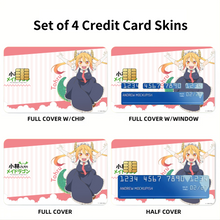 Load image into Gallery viewer, Miss Kobayashi's Dragon Maid Credit Card Skins (4-in-1 Pack)