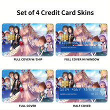 Load image into Gallery viewer, Miss Kobayashi's Dragon Maid Kanna Kamui, Elma, Fafnir, Kobayashi, Kobayashi San Chi No Maid Dragon Credit Card Skins (4-in-1 Pack)