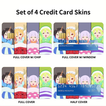 Load image into Gallery viewer, Miss Kobayashi's Dragon Maid Kanna Kamui, Elma, Kobayashi San Chi No Maid Dragon, Quetzalcoatl, Tohru Credit Card Skins (4-in-1 Pack)