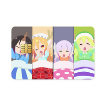 Load image into Gallery viewer, Miss Kobayashi's Dragon Maid Kanna Kamui, Elma, Kobayashi San Chi No Maid Dragon, Quetzalcoatl, Tohru Credit Card Skins (4-in-1 Pack)