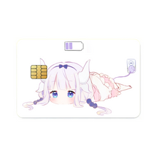 Load image into Gallery viewer, Miss Kobayashi's Dragon Maid Kanna Kamui, Kobayashi San Chi No Maid Dragon Credit Card Skins (4-in-1 Pack)