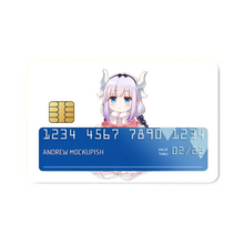 Load image into Gallery viewer, Miss Kobayashi's Dragon Maid Kanna Kamui, Kobayashi San Chi No Maid Dragon Credit Card Skins (4-in-1 Pack)