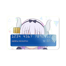 Load image into Gallery viewer, Miss Kobayashi's Dragon Maid Kanna Kamui, Kobayashi San Chi No Maid Dragon Credit Card Skins (4-in-1 Pack)