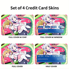 Load image into Gallery viewer, Miss Kobayashi's Dragon Maid Kanna Kamui, Kobayashi San Chi No Maid Dragon, Tohru Credit Card Skins (4-in-1 Pack)