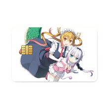 Load image into Gallery viewer, Miss Kobayashi's Dragon Maid Kanna Kamui, Kobayashi San Chi No Maid Dragon, Tohru Credit Card Skins (4-in-1 Pack)