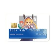 Load image into Gallery viewer, Miss Kobayashi's Dragon Maid Kobayashi, Kobayashi-san Chi No Maid Dragon, Miss Kobayashi S Dragon Maid, Tohru Credit Card Skins (4-in-1 Pack)
