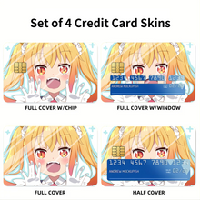Load image into Gallery viewer, Miss Kobayashi's Dragon Maid Kobayashi-san Chi No Maid Dragon, Miss Kobayashi S Dragon Maid, Tohru Credit Card Skins (4-in-1 Pack)