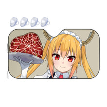 Load image into Gallery viewer, Miss Kobayashi's Dragon Maid Kobayashi San Chi No Maid Dragon, Tohru Car Sunshade
