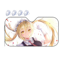 Load image into Gallery viewer, Miss Kobayashi's Dragon Maid Kobayashi San Chi No Maid Dragon, Tohru Car Sunshade