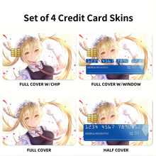 Load image into Gallery viewer, Miss Kobayashi's Dragon Maid Kobayashi San Chi No Maid Dragon, Tohru Credit Card Skins (4-in-1 Pack)