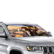 Load image into Gallery viewer, Mitsuha and Taki (Your Name) Car Sunshade