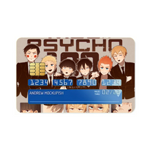 Load image into Gallery viewer, Mob Psycho 100 Arataka Reigen, Ekubo, Ritsu Kageyama, Teruki Hanazawa Credit Card Skins (4-in-1 Pack)