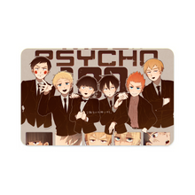 Load image into Gallery viewer, Mob Psycho 100 Arataka Reigen, Ekubo, Ritsu Kageyama, Teruki Hanazawa Credit Card Skins (4-in-1 Pack)