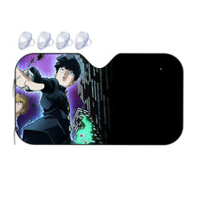 Load image into Gallery viewer, Mob Psycho 100 Arataka Reigen, Shigeo Kageyama Car Sunshade