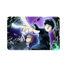 Load image into Gallery viewer, Mob Psycho 100 Arataka Reigen, Shigeo Kageyama, Ekubo Credit Card Skins (4-in-1 Pack)