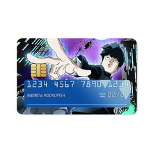 Load image into Gallery viewer, Mob Psycho 100 Arataka Reigen, Shigeo Kageyama, Ekubo Credit Card Skins (4-in-1 Pack)