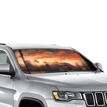 Load image into Gallery viewer, Mob Psycho 100 Arataka Reigen, Shigeo Kageyama, Ritsu Kageyama Car Sunshade