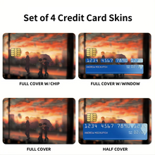 Load image into Gallery viewer, Mob Psycho 100 Arataka Reigen, Shigeo Kageyama, Ritsu Kageyama Credit Card Skins (4-in-1 Pack)