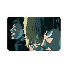 Load image into Gallery viewer, Mob Psycho 100 Arataka Reigen, Shigeo Kageyama, Ritsu Kageyama Credit Card Skins (4-in-1 Pack)