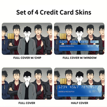 Load image into Gallery viewer, Mob Psycho 100 Credit Card Skins (4-in-1 Pack)