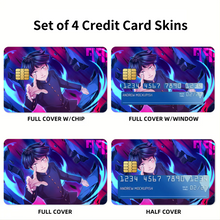 Load image into Gallery viewer, Mob Psycho 100 Shigeo Kageyama Credit Card Skins (4-in-1 Pack)