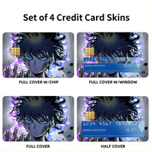 Load image into Gallery viewer, Mob Psycho 100 Shigeo Kageyama Credit Card Skins (4-in-1 Pack)