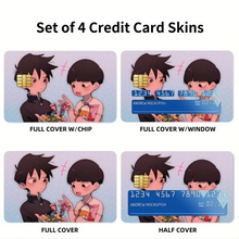 Load image into Gallery viewer, Mob Psycho 100 Shigeo Kageyama, Ritsu Kageyama Credit Card Skins (4-in-1 Pack)
