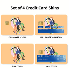 Load image into Gallery viewer, Mob Psycho 100 Shigeo Kageyama, Ritsu Kageyama, Teruki Hanazawa Credit Card Skins (4-in-1 Pack)