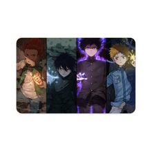 Load image into Gallery viewer, Mob Psycho 100 Shigeo Kageyama, Ritsu Kageyama, Teruki Hanazawa Credit Card Skins (4-in-1 Pack)