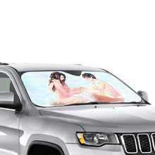 Load image into Gallery viewer, Monkey D. Luffy and Boa Hancock  Car Sunshade