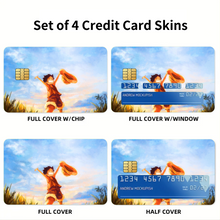 Load image into Gallery viewer, Monkey D. Luffy Credit Card Skins (4-in-1 Pack)