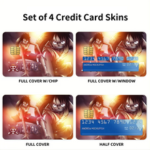 Load image into Gallery viewer, Monkey D. Luffy Credit Card Skins (4-in-1 Pack)