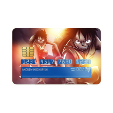 Load image into Gallery viewer, Monkey D. Luffy Credit Card Skins (4-in-1 Pack)