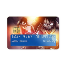 Load image into Gallery viewer, Monkey D. Luffy Credit Card Skins (4-in-1 Pack)