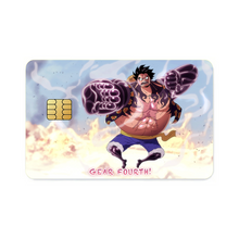 Load image into Gallery viewer, Monkey D. Luffy (Gear fourth) Credit Card Skins (4-in-1 Pack)