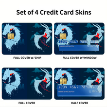 Load image into Gallery viewer, Mononoke Hime and Ashitaka Credit Card Skins (4-in-1 Pack)