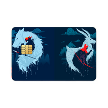 Load image into Gallery viewer, Mononoke Hime and Ashitaka Credit Card Skins (4-in-1 Pack)